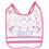 Babador Baby Go Marie Frente e Verso Algodão Plastificado 2981 - Rosa