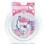 Kit Refeição Baby Go Hello Kitty Prato e Copo 2342 - Rosa/Branco
