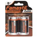 Pilha Famastil D 1,5V Potência Extra com 2 Unid...