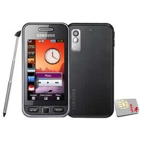Celular Desbloqueado Vivo Samsung STAR S5230 c/ Câmera 3,2MP, MP3, Rádio FM, Touch Screen e Cartão 1GB  + Chip Vivo Pré-Pago Básico DDD 11 