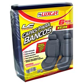Conjunto de Capas p/ Bancos Baixos Luxcar Nylon 7253 - Cinza