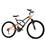 Bicicleta Aro 26 Oceano Snapper com Dupla Suspensão - Preta/Laranja