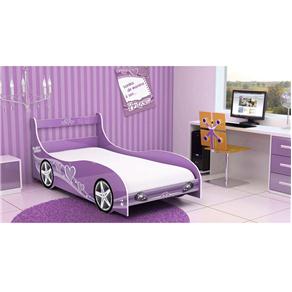 Cama de Solteiro Gelius Carro Princesa - Lilás