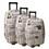 Conjunto de Malas Batiki A60071 com 3 Peças P/M/G - Jornal