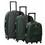 Conjunto de Malas Batiki Venice HD206 com 3 Peças - Verde