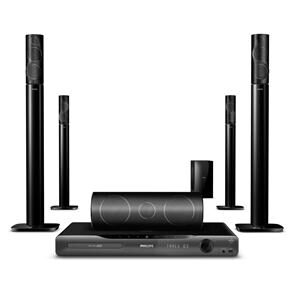 Home Theater Philips HTS5591/78 5.1 Canais c/ Blu-Ray Player 3D, Cabo HDMI e Entrada USB - 800 W