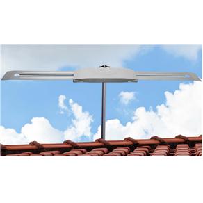 Antena Externa Capte VHF, UHF e Digital - Prata