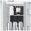 Refrigerador GE Frost Free Duplex in.genious RGS19 c/ Painel Eletrônico e Smart Station - 505 L - Inox