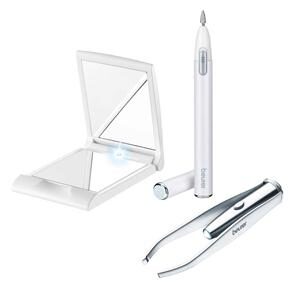 Kit Beautiful Beurer c/ Pinça HL05 + Caneta de Manicure MP05 + Espelho BS05