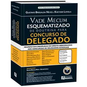 Livro - Vade Mecum Esquematizado de Doutrina Para Concurso de Delegado