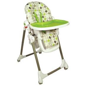 Cadeira para Refeição Lenox Snack 1038 - Cinza/Verde