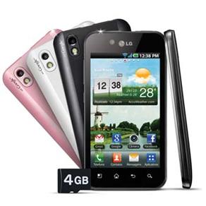 Celular Desbloqueado Claro LG Optimus Black P970 c/ Android 2.2, Câmera 5MP, Wi-Fi, 3G, Touch Screen, MP3, Rádio FM, Bluetooth, Fone e Cartão 4GB