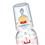 Mamadeira Nuk PP Rose & Blue Rosa c/ Bico de Silicone e Tampa Protetora Tam. 2 - 240 ml
