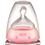 Mamadeira Nuk First Choice Rose & Blue Rosa c/ Bico de Silicone e Tampa Protetora Tam. 1 - 150 ml