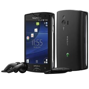 Celular Desbloqueado Sony Ericsson Xperia™ Mini Preto c/ Câmera 5.0MP, Rádio FM, GPS, MP3, Bluetooth, Wi-Fi, Fone de Ouvido e Cartão 2GB