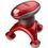 Barbeador Philips Seco e Molhado AquaTouch AT751/14 + Massageador Portátil G-Tech Handy Power - Vermelho