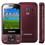 Celular Desbloqueado Samsung C3752 Vinho Dual Chip c/ Câmera 3.2MP, Rádio FM, MP3, Bluetooth e Fone de Ouvido