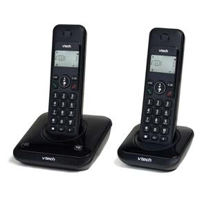 Telefone s/ Fio Vtech DECT Digital Lyrix 500 Preto c/ Id. Chamadas + Ramal