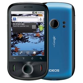 Celular Desbloqueado Huawei Ideos U8150 Preto/Azul com Câmera 3.2MP, Android 2.2, Wi-Fi, 3G, Touch Screen, Rádio FM e Bluetooth