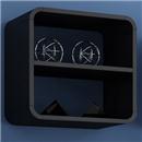Cubo BRV c/ Cantos Arredondados BCB22-06 - Preto