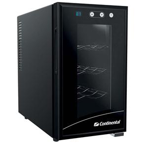 Adega de Vinhos Continental AVCT008DP c/ Painel Digital Touch p/ 8 Garrafas 