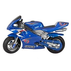 Mini Moto Track & Bikes Speed TK 5000 c/ Motor Mono Cilindro 49CC - Azul