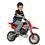 Mini Moto Track & Bikes Cross Dirt TK 5200 c/ Motor Mono Cilindro 49CC – Vermelho