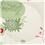Aparelho de Jantar e Chá Biona Dreams M5901514 - 30 Peças + Tigela de Porcelana Oxford Bolo de Caneca c/ Asa 300ml - Branca/Marrom