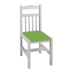 Kit c/ 2 Cadeiras Fritz Taurus FR-4810 - Branco/Verde