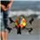 Quadricóptero AR.Drone Parrot PF720001AC Controlado via Wi-fi através de iPhone, iPod Touch e iPad - Amarelo