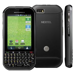Nextel Motorola Titanium Preto QWERTY c/ Câmera 5MP, Android 2.1, Touch screen, GPS e Wi-Fi