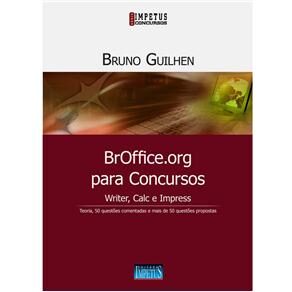 Livro - BrOffice.org Para Concursos: Writer, Calc e Impress 