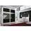 Guarda-Roupa Móveis Europa Onix 4792 Flex c/ 2 Portas e Espelho - Branco/Preto
