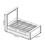Cama Bibox Solteiro Móveis Europa Monalisa 3445 Flex c/ 2 Gavetas - Branco/Lilás/Rosa