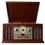 Toca-Discos CTX Classic c/ Toca-Fitas, CD Player e Rádio AM/FM - 10 W RMS