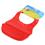 Babador Love Silicone Dobrável 8930 - Vermelho