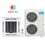 Ar-condicionado Split Midea Cassete MCE1-48HR/MCC1-48HR Quente/Frio 48.000 BTUs - 220V