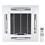 Ar-condicionado Split Midea Cassete MCE1-48HR/MCC1-48HR Quente/Frio 48.000 BTUs - 220V