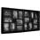 Porta Retrato Multiphoto Kapos Bee Collection 43x83cm - Preto