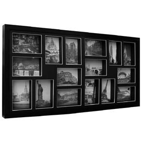 Porta Retrato Multiphoto Kapos Bee Collection 43x83cm - Preto