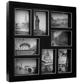 Porta Retrato Multiphoto Kapos Bee Collection 43x43cm – Preto