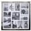 Porta Retrato Multiphoto Kapos Memories 66x66cm – Prata