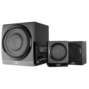 Caixas de Som Multimídia Integris 1369T 2.1 40W RMS c/ Subwoofer, Leitor de Cartão SD e Entrada USB