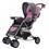 Carrinho de Bebê Ayoba! Premium Balanço 7035R - Rosa + Cadeira para Automóvel Ayoba! Happy Baby PSI-03R - 0 a 18 Kg - Rosa/Cinza