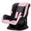 Carrinho de Bebê Ayoba! Premium Balanço 7035R - Rosa + Cadeira para Automóvel Ayoba! Happy Baby PSI-03R - 0 a 18 Kg - Rosa/Cinza
