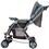 Carrinho de Bebê Ayoba! Premium Balanço 7035A - Azul + Cadeira para Automóvel Ayoba! Happy Baby PSI-03A - 0 a 18 Kg - Azul/Cinza