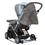 Carrinho de Bebê Ayoba! Premium Balanço 7035A - Azul + Cadeira para Automóvel Ayoba! Happy Baby PSI-03A - 0 a 18 Kg - Azul/Cinza