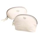 Conjunto de Necessaires Baby Go 2388 Bege - 2 P...
