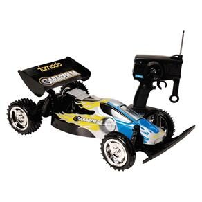 Carro Candide Tornado c/ Controle Remoto 1381 - Azul e Amarelo