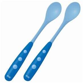 Kit Colher Infantil Nuk Aprendizagem Azul - 2 Peças